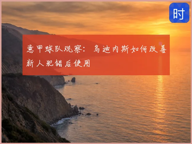 意甲球队观察：乌迪内斯如何改善新人犯错后使用