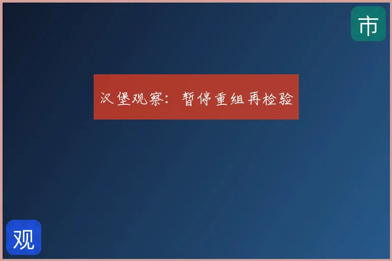 汉堡观察：暂停重组再检验